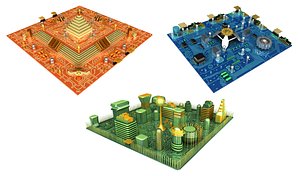 Circuit Broad Collection 3D model