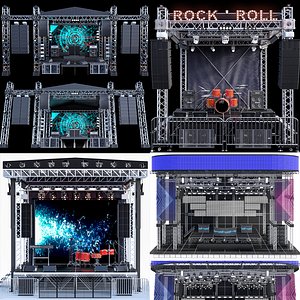 Concert Stage Collection 3D model