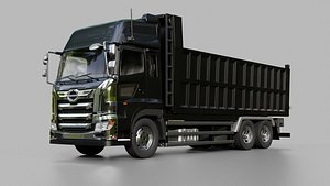 Hino Profia Dump Truck Rigged