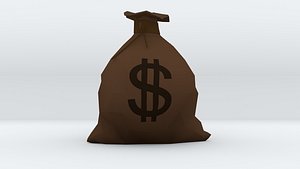 3D money bag