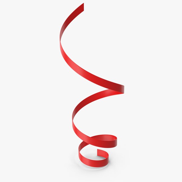 Red Curly Ribbon3D模型 - TurboSquid 2035493