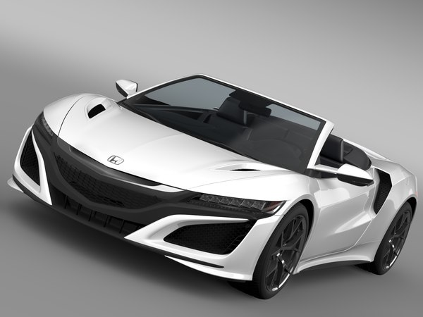 3d model honda nsx cabriolet 2017