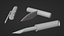 Lowpoly Prison Knifes Collection