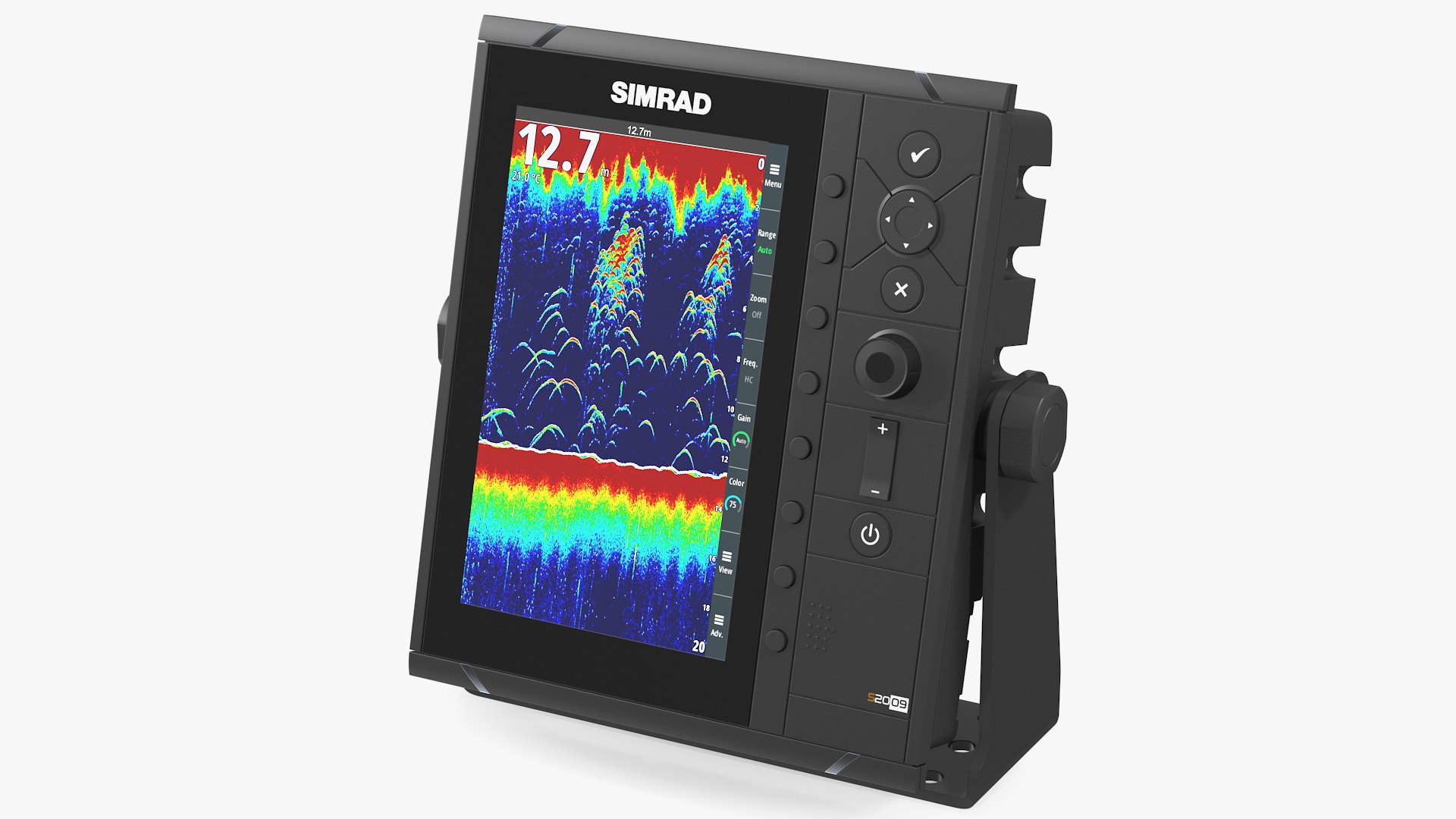 Simrad S2009 Fish Finder Sonar 3D model preview