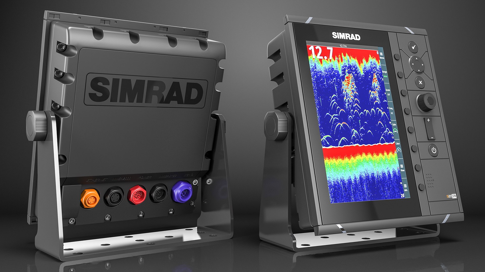 3D simrad s2009 fish finder model TurboSquid 1632837