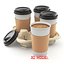 Takeout Coffee Cup with Lid and Holder