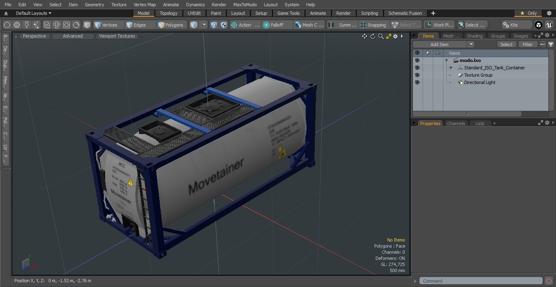 3D Standard ISO Tank Container Model - TurboSquid 2148890