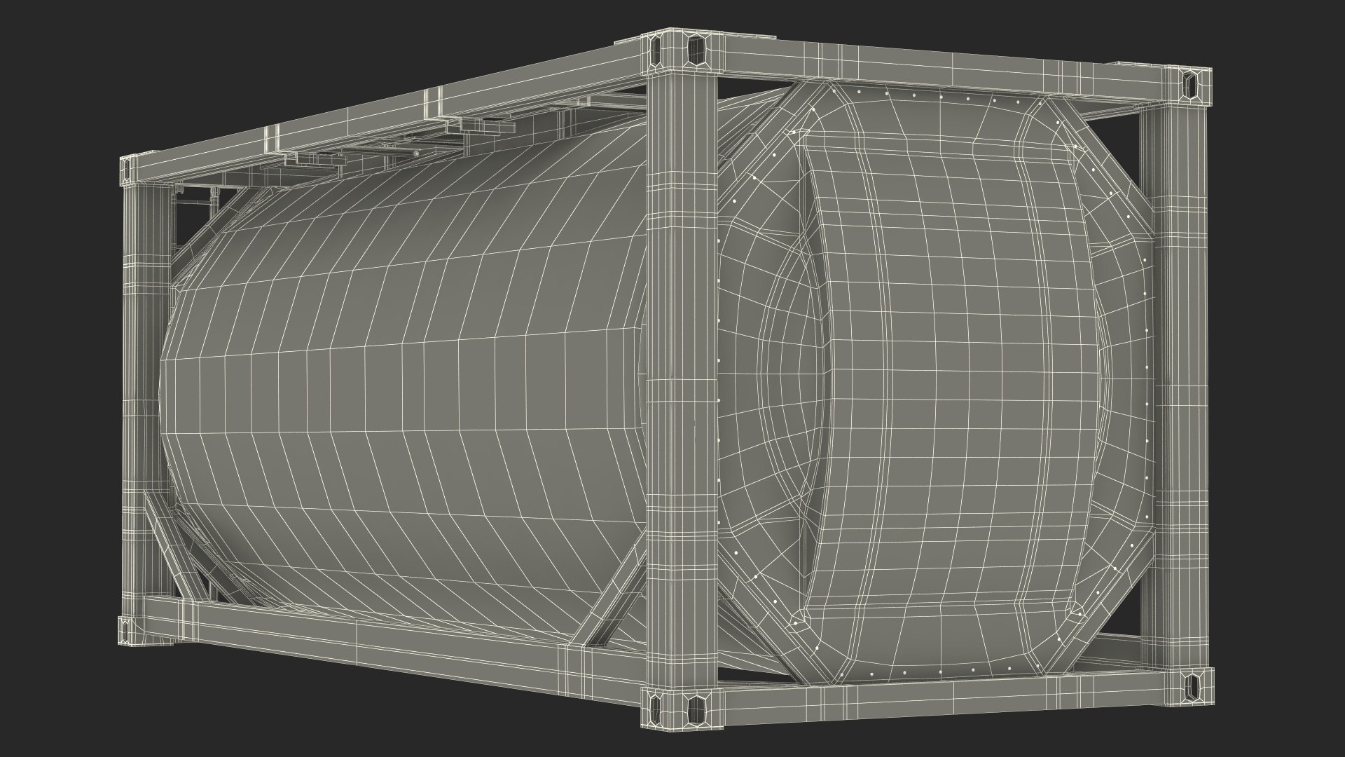 3D Standard ISO Tank Container Model - TurboSquid 2148890