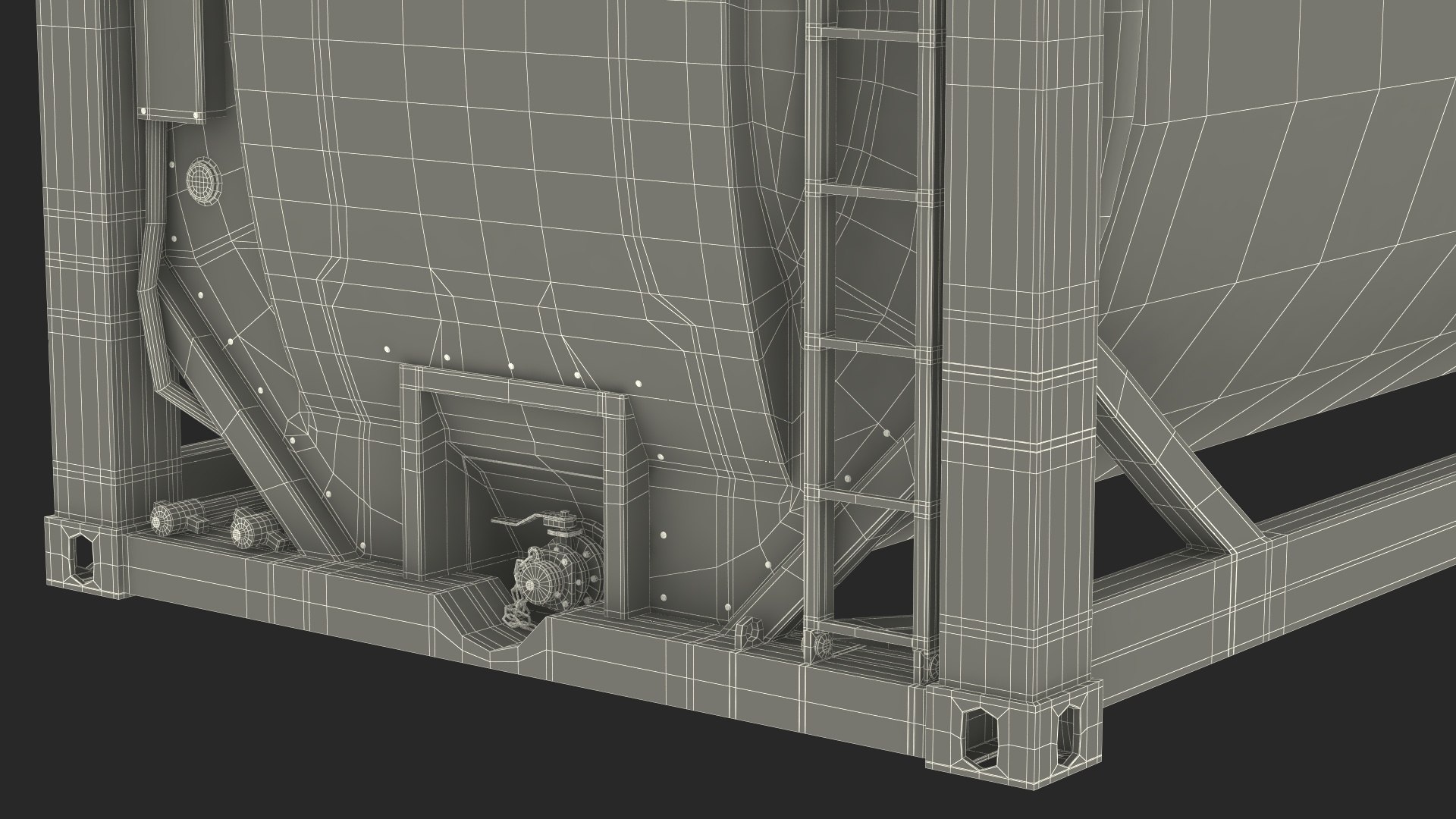 3D Standard ISO Tank Container Model - TurboSquid 2148890