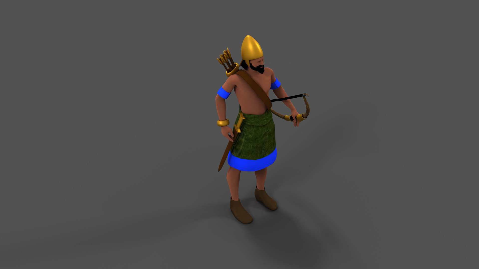 Akkad Archer 3D model https://p.turbosquid.com/ts-thumb/f0/XK1o4s/bl/akkadarcheri_2/jpg/1657024444/1920x1080/fit_q87/63b2b7df242b2632065382102172cc9f5228072b/akkadarcheri_2.jpg