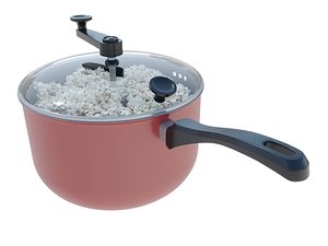 3D PIPOQUEIRA ANTIADERENTE COM TAMPA DE VIDRO 3-6 LITROS