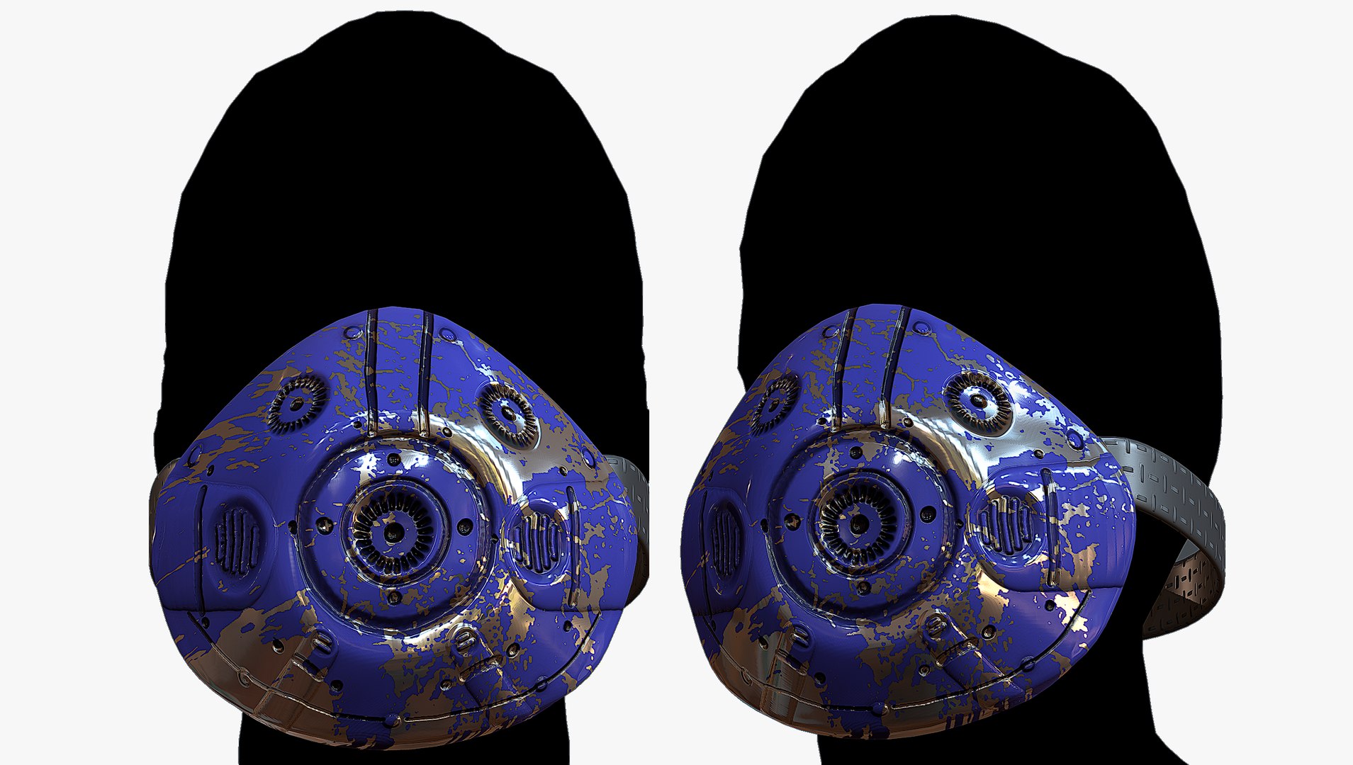 3D Gas mask respirator scifi mode - TurboSquid 1758438