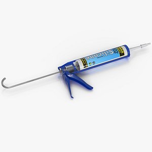 Silicone Sealant Pistol with Blue Tube