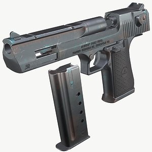 3D desert eagle ready