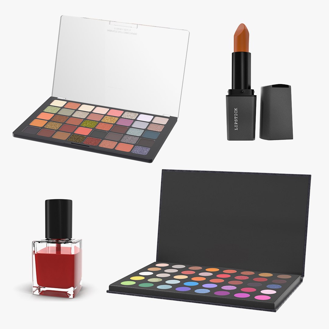 Cosmetics Collection 2 3D model preview
