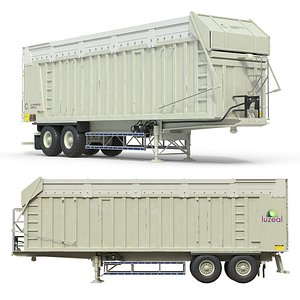CMC Harvester Trailer 3D model