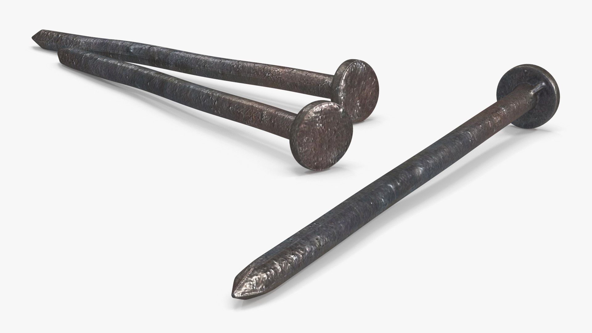 Framing Nails Old 3d Model Turbosquid 2059851