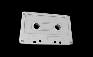 cassette tape 3d model