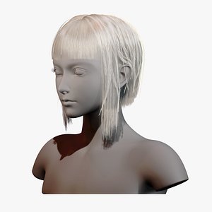 3D Game Real-Time Kare Hairstyle UE5