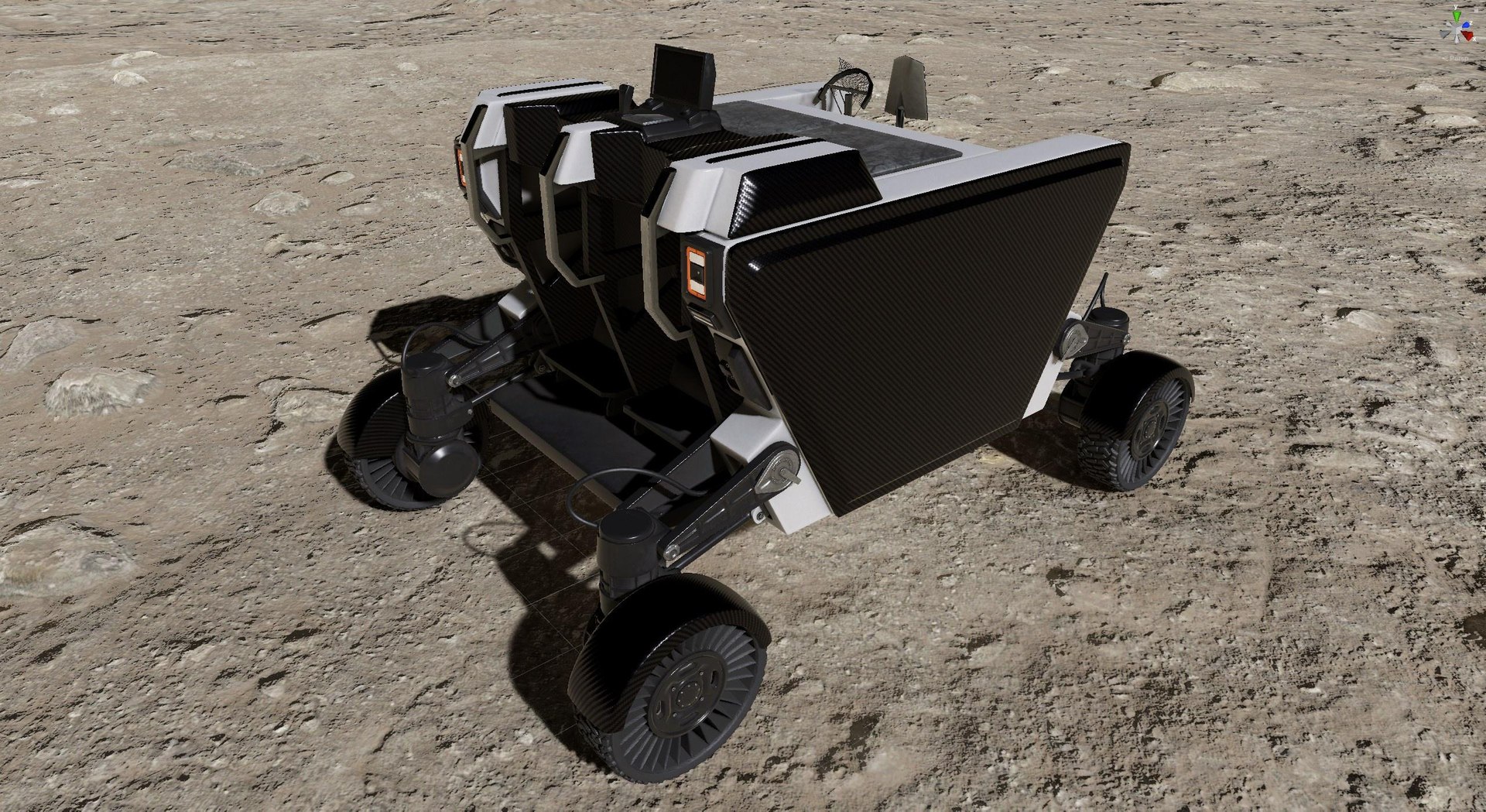 FLEX Moon Rover PBR 3D - TurboSquid 2062496