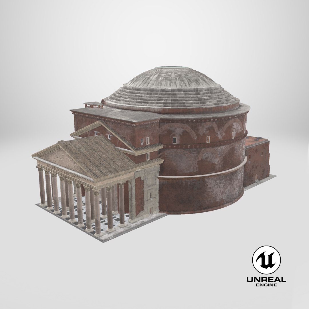Ancient Roman Pantheon Building 3D model https://p.turbosquid.com/ts-thumb/f0/k1I7Bi/bm/stemcell_unreal_render/png/1736787963/1920x1080/fit_q87/9124d594a8e50355edec07064c3961585ff094d0/stemcell_unreal_render.jpg