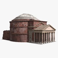 Ancient Roman Pantheon Building