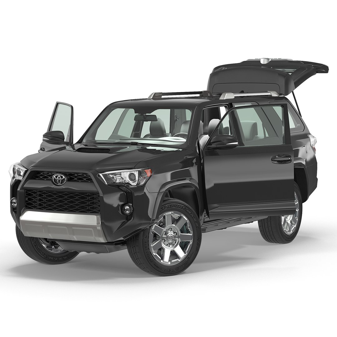Toyota 4Runner 2015 Rigged 3D Model 3D model preview