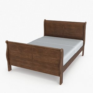 3D model Brodeur Sleigh Bed