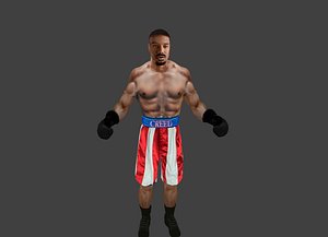 creed boxing rocky model