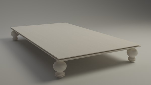 3D realistic coffee table