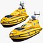 Robot Ships C-Worker 4 ASV Vessels PBR 3D model