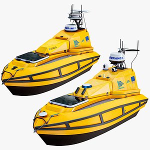 Robot Ships C-Worker 4 ASV Vessels PBR