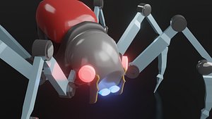 Cyborg Spider 3D model
