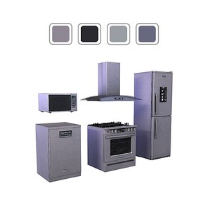 Kitchen Pack V1 Kitchen Appliance Game Ready PBR