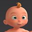 Cartoon Baby with Expressions