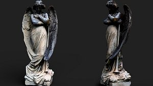 3D ancient tomb ruins damaged monument PBR photogrammetry