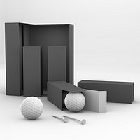 Golfball Tees Package Set