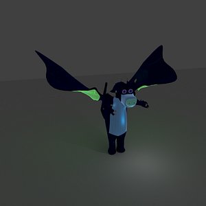cow dragon character model