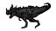 Modello di stampa 3D gigantesco T-Rex piumato