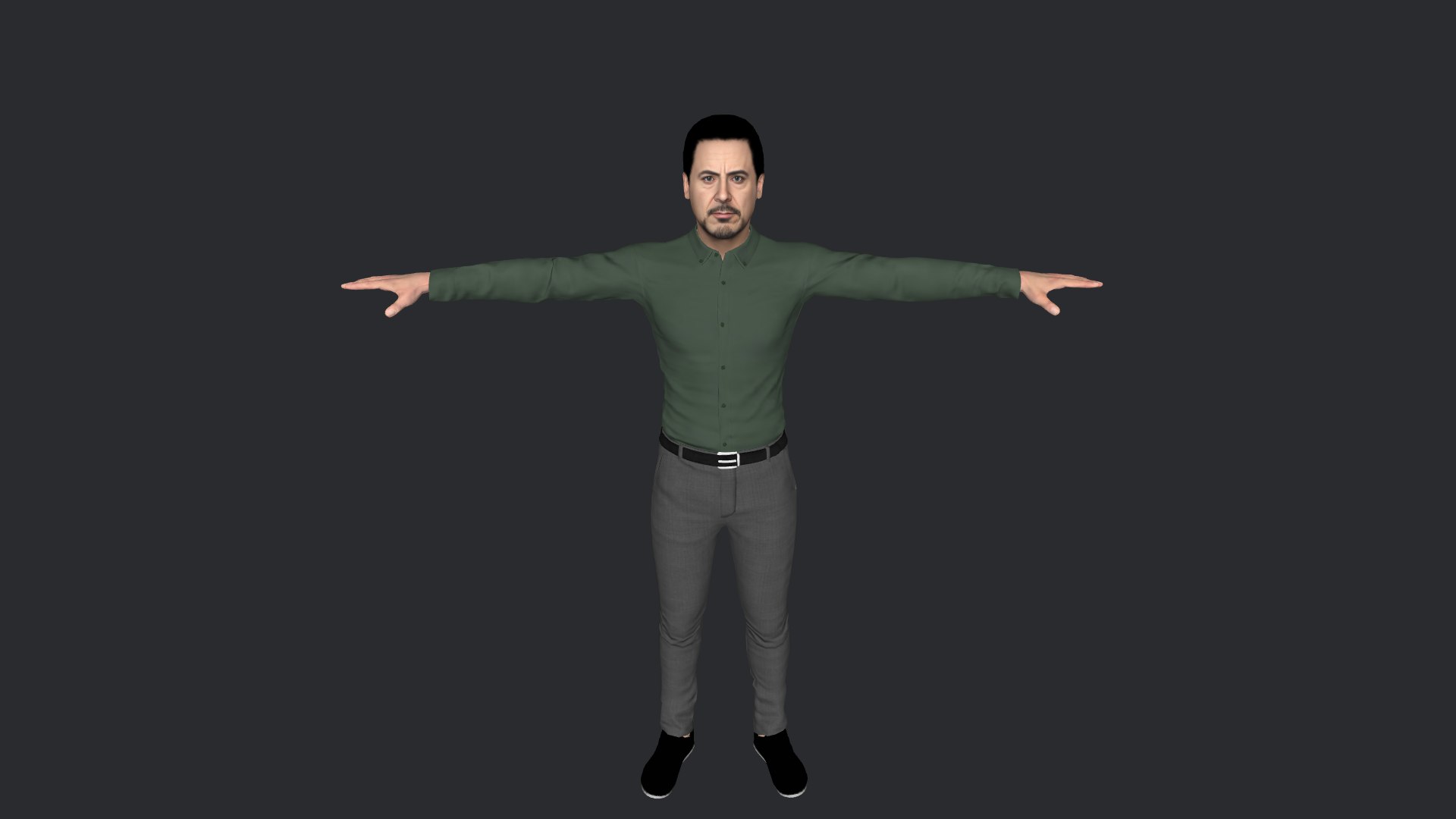 Robert Downey Jr Hyper Realistic Full Body Fully Rigged Character 3D ...