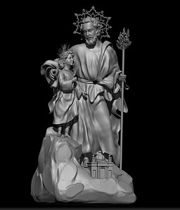 Jesus Statue 3D print model