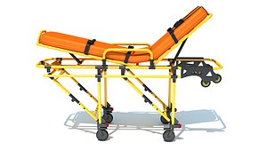 ambulance stretcher 3D model