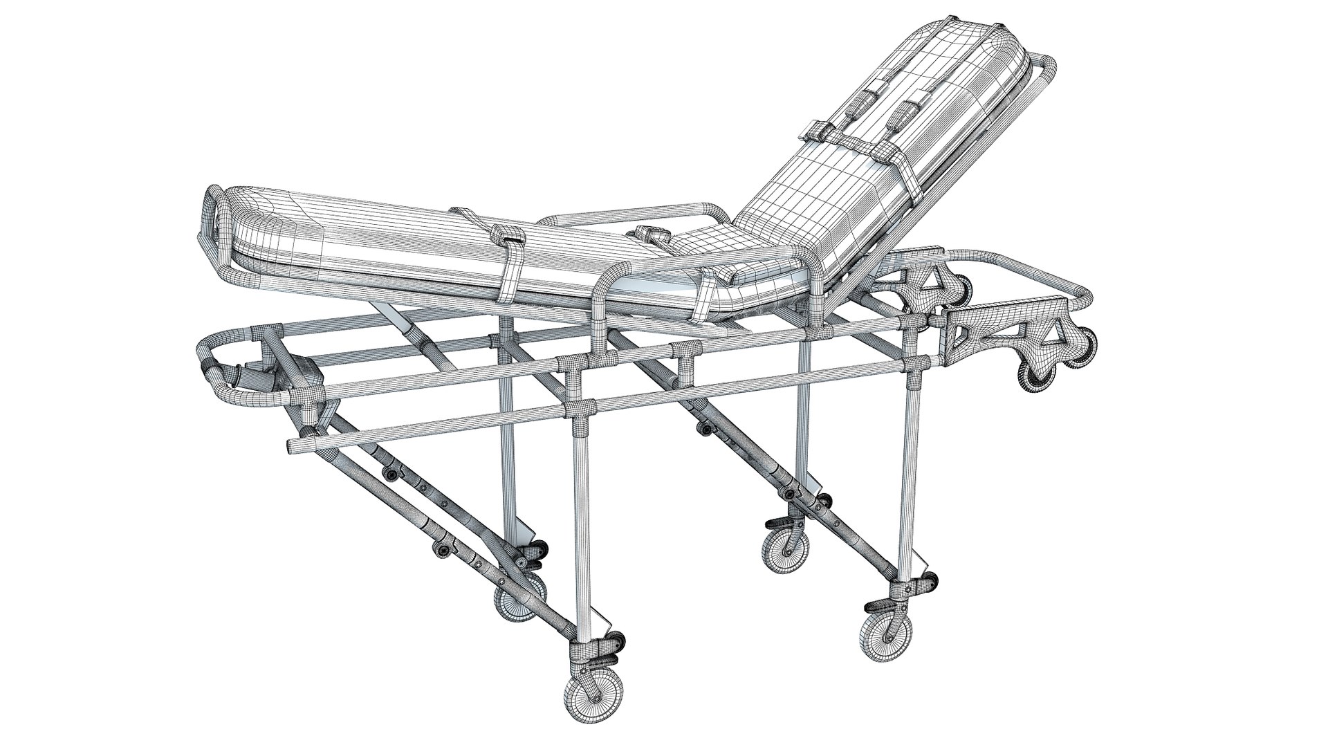 Ambulance Stretcher 3D Model - TurboSquid 1696962