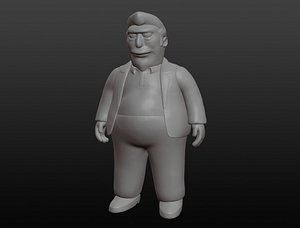 fat tony 3D model