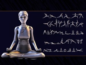Yoga Woman Set02