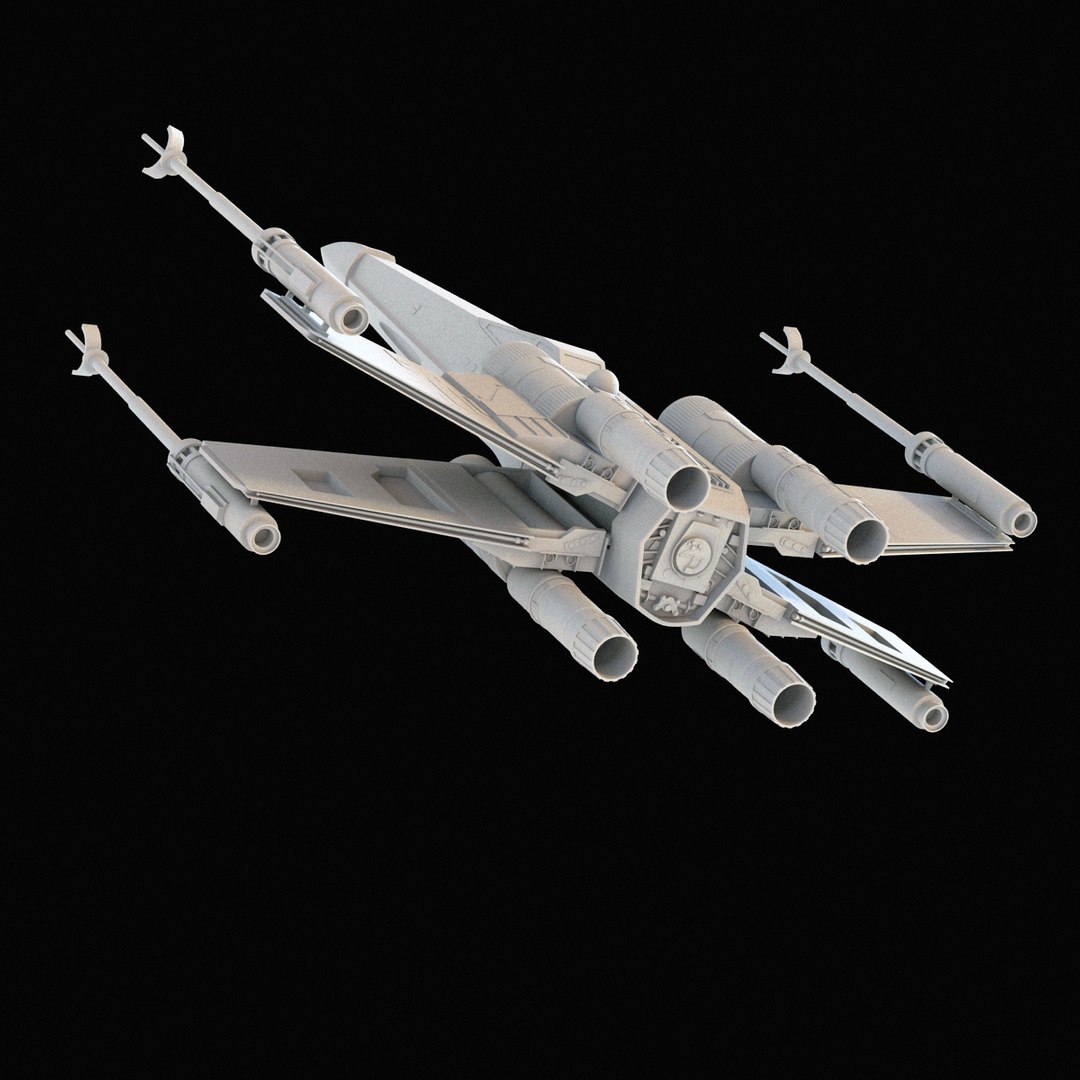 3d Model Ie Figher X-wing