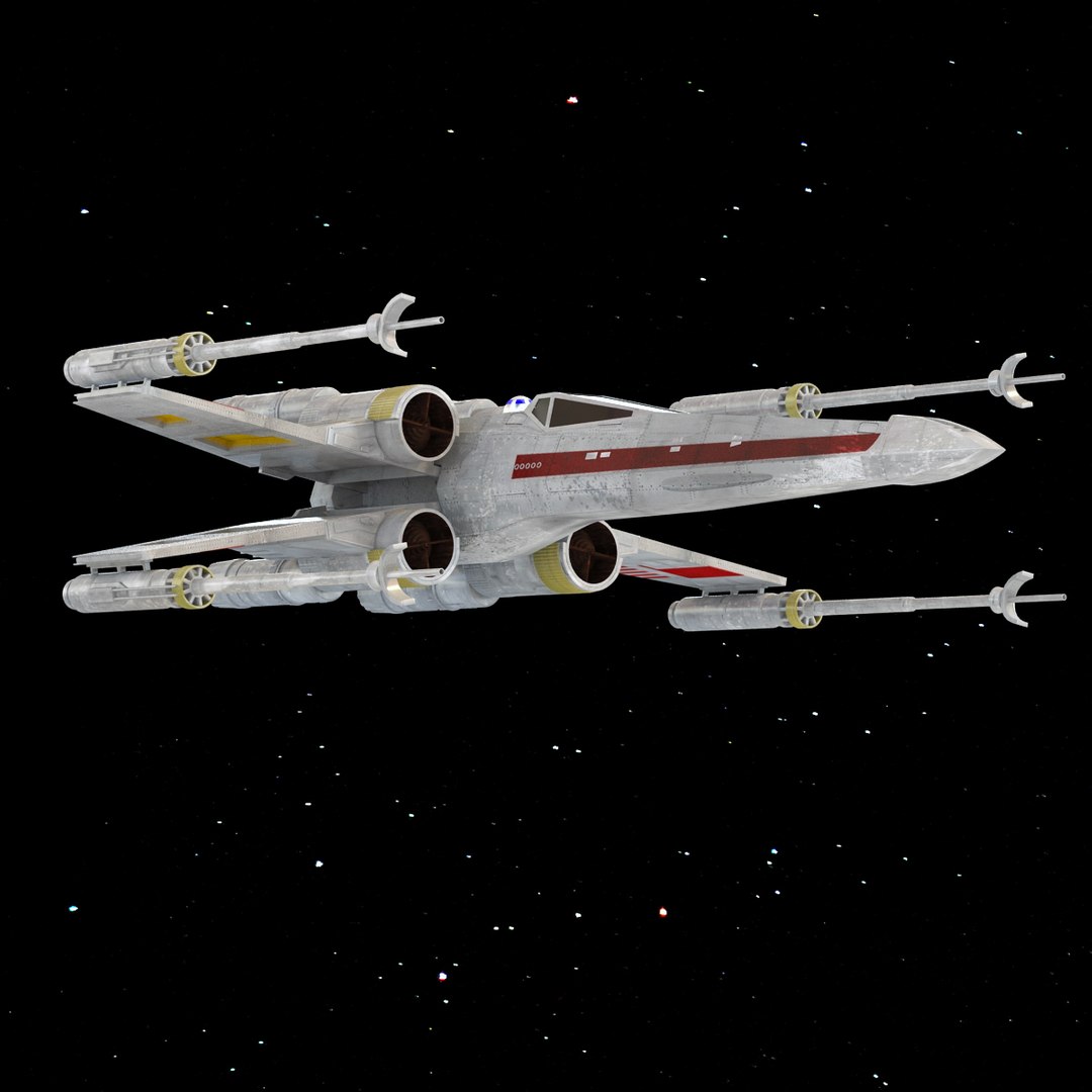 3d Model Ie Figher X-wing