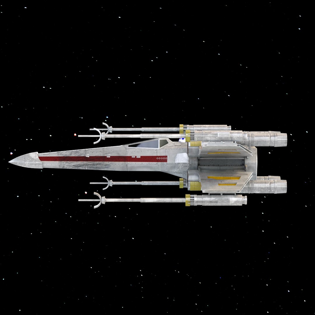 3d Model Ie Figher X-wing