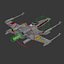X-WIng e Tie Fighter