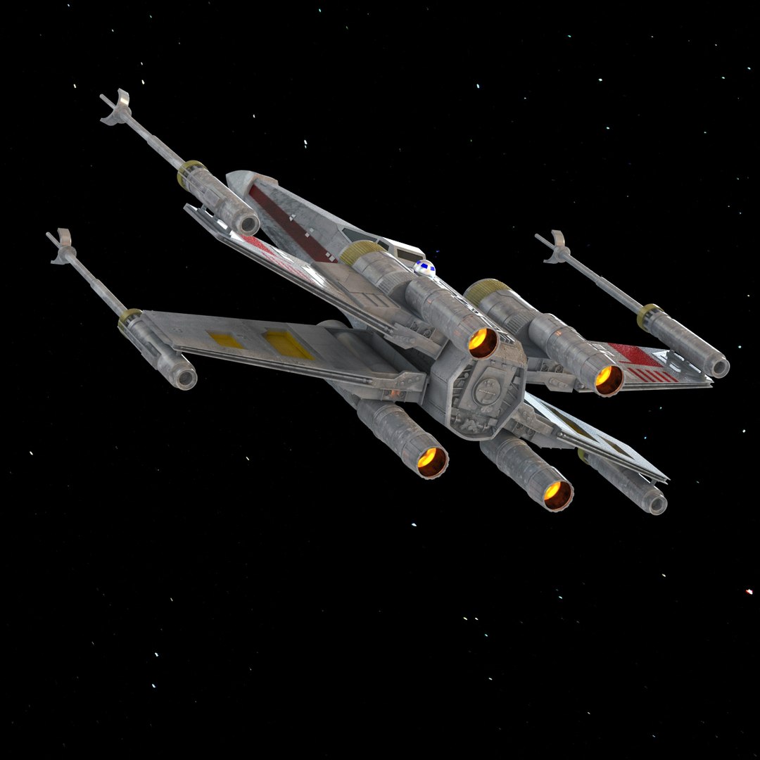 3d Model Ie Figher X-wing